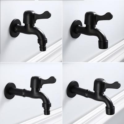 304 Stainless Steel Black And White Washing Machine Faucet Outdoor Garden Washing Machine Mop Tap