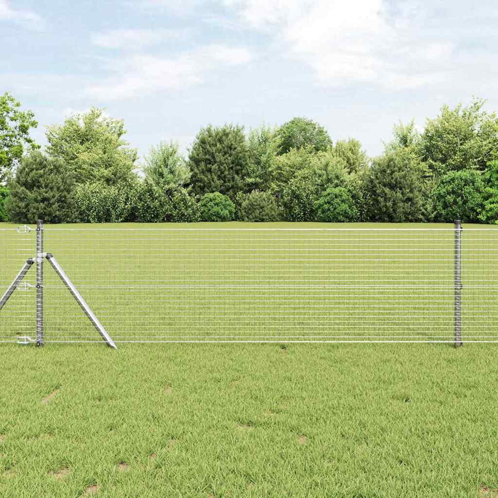 Welded Wire Fence Silver