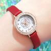 With Dial Diamond Round Belt Wrist Women'S Watch Fashionable And Fresh Student Casual Women'S Watch