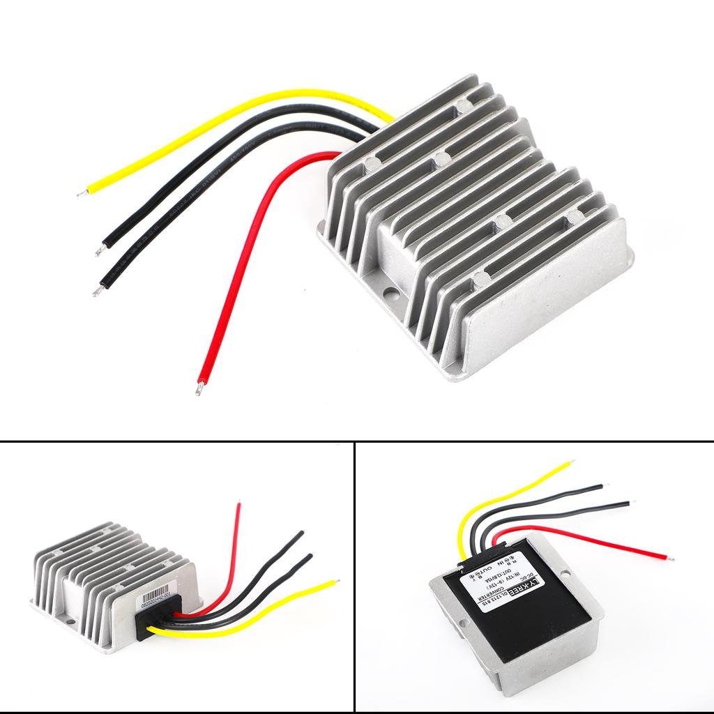 Waterproof DC/DC Converter Regulator 12V Step Up To 13.8V 15A 207W