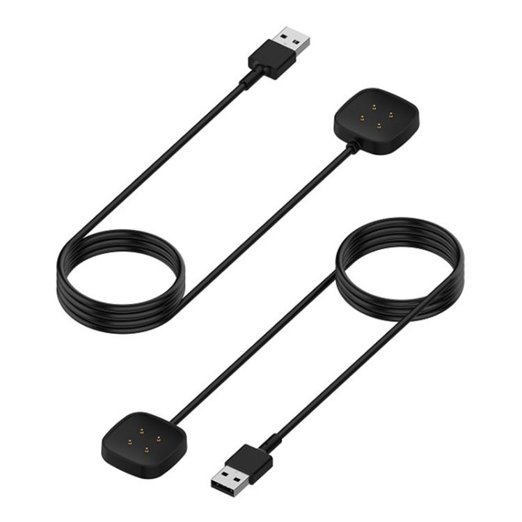 

xDfind USB-A Port Watch Magnetic Charging Cable, Length: 1m For Fitbit Versa 4 / 3 Sense 2 / Sense чёрный