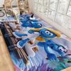 Cartoon S_Smurfs Room Mats Retro Multiple Choice Living Room Kitchen Rug Non-Slip Welcome Rug