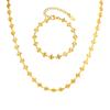 Jewelry Stainless Steel Clover Bracelet Titanium Steel Necklace Wind Fashion Jewelry Br-2610