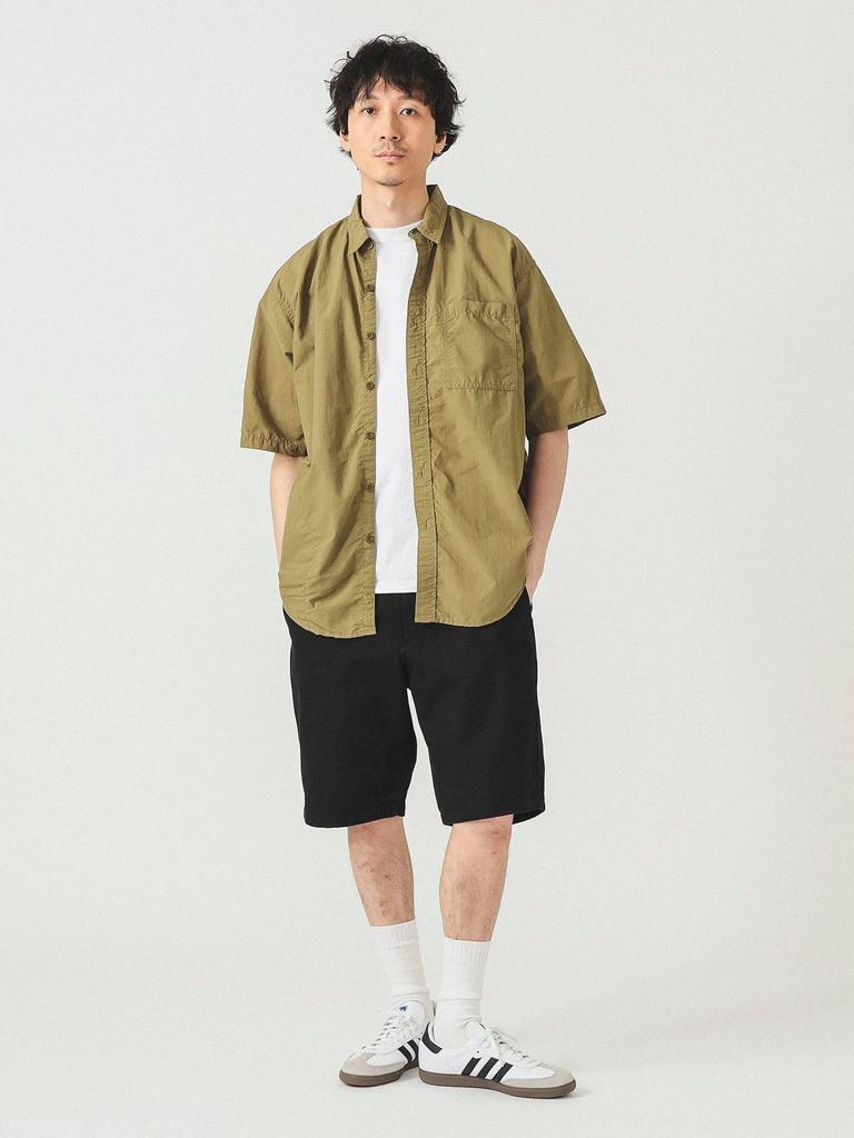 Beams Men's Basic Chino Shorts, Black, Medium