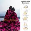 Rose Personalized Name Blanket Multi-purpose Customizable Blanket Soft Warm Cozy Suitable for Office Living Room Sofa Livingroom Four Seasons Universa