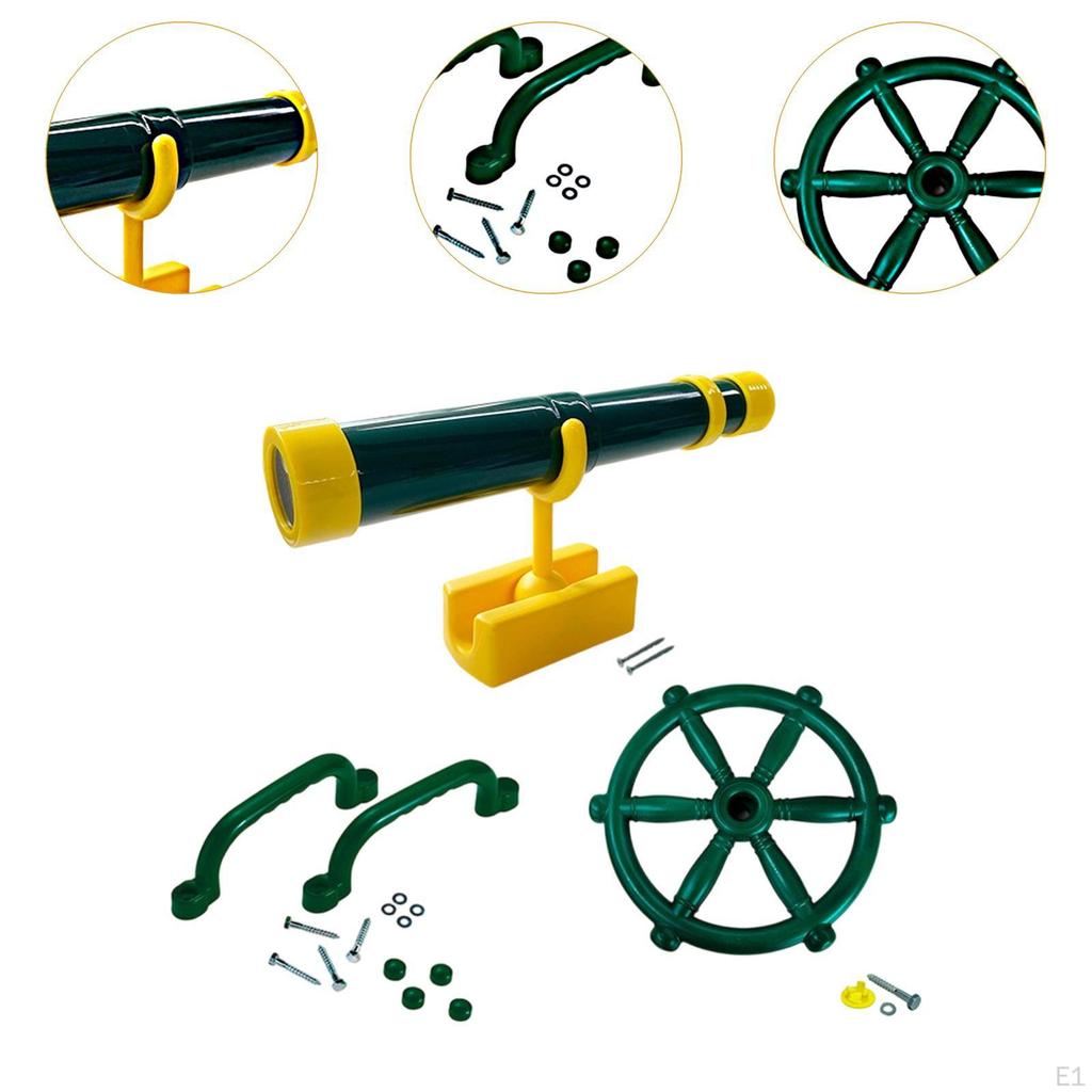 Kids Outdoor Playground Accessories Playset Easy Installation Role Playing