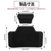 Motorcycle Back Cushion Passenger Backrest Pad, Waterproof Trunk Backrest with 3D Design, Suitable for 45L Capacity