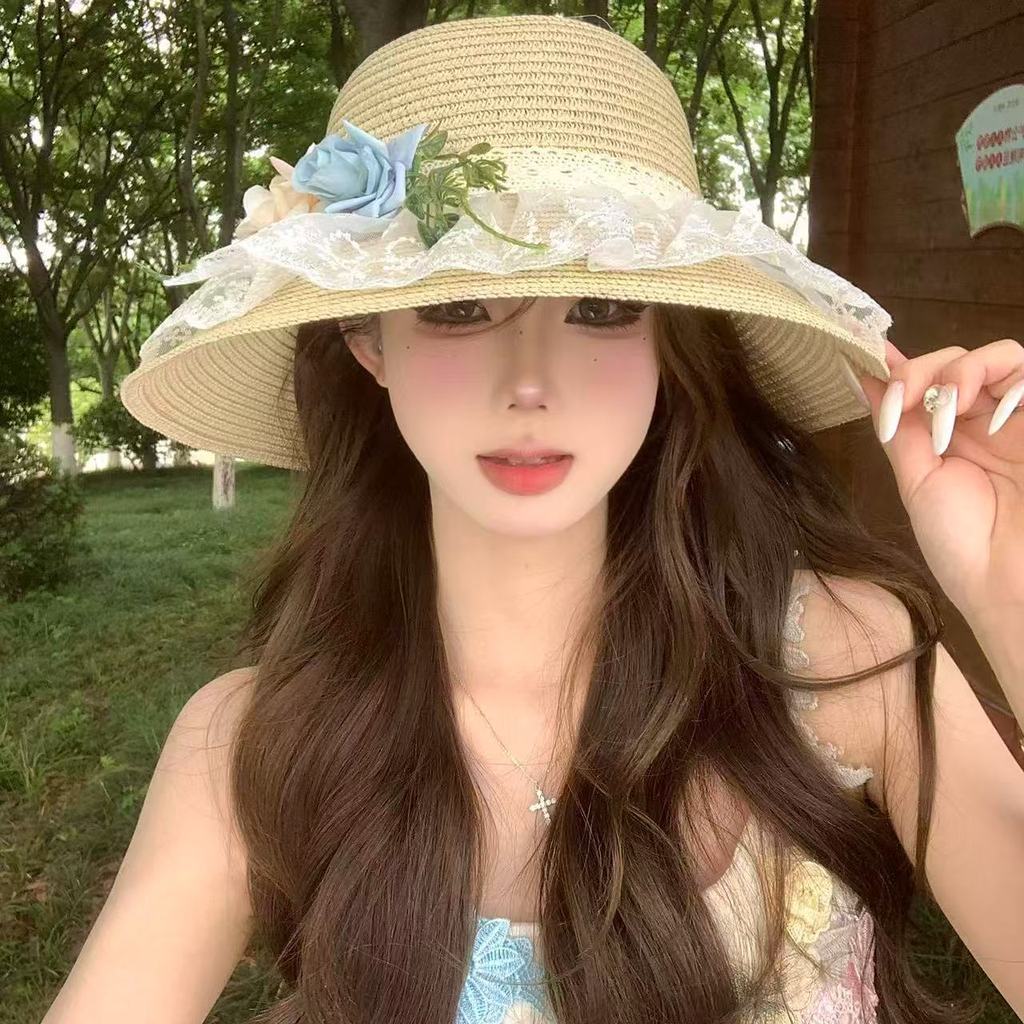 Nature Style Sun Hat With Wide Brim For Women Garden Casual Summer Accessory