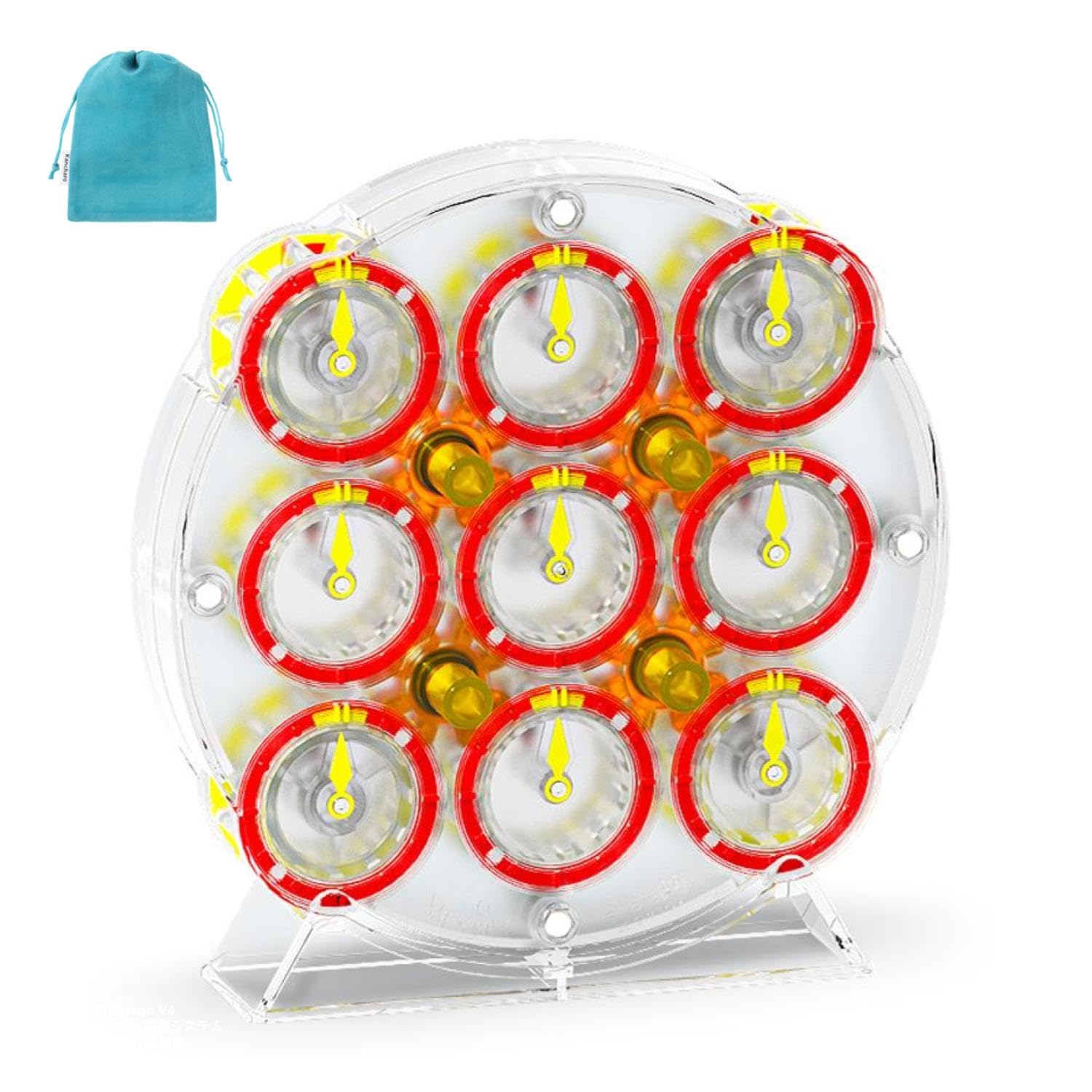 

Qizhi Magnetic Clock - Chinese Knotting (Limited Version) [Authentic] Magnetic Clock with Chinese Knotting (Limited Edition) and Magnets, 3D Puzzle