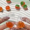 5 Stück Mini Transparente Wassermelone Langsam Aufsteigende Weiche Stressabbauende Spielzeuge Kawaii Squishies Dekompressionsspielzeuge Geschenk