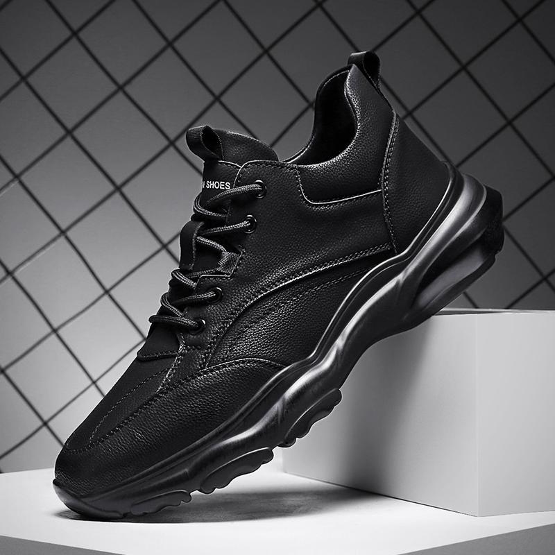 

Хорошее качество, удобные деловые туфли на все времена года, осень 2024 г., новые мужские повседневные туфли из искусственной кожи в стиле ретро, легкие туфли 39 матовый черный