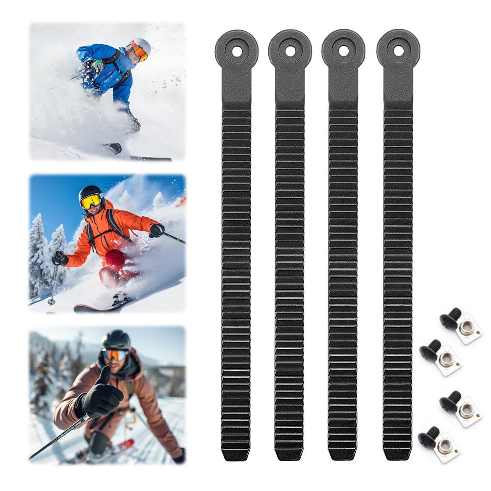 2/4Pcs Snowboard Ankle Straps Adjustable Roller Skating Shoes Strap Universal Snowboard Binding Ladder Strap for Ice Skates Shoe