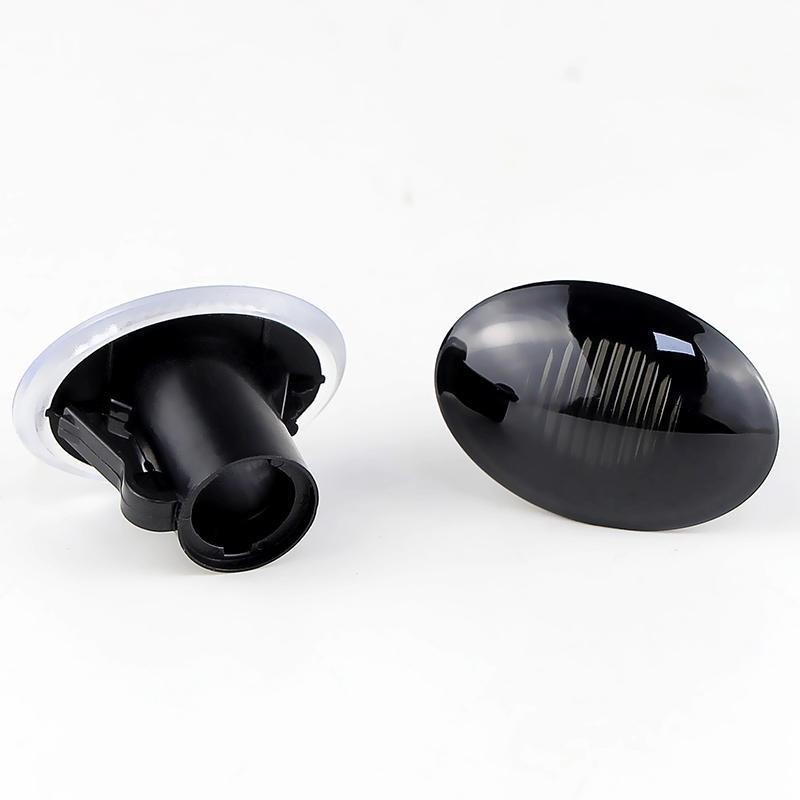 2PCS No Bulbs Car Fender Side Marker Light Housing Shells For FIAT 500 500C 500L ABARTH 500 595 695 Ford KA Lancia Lybra Ypsilon