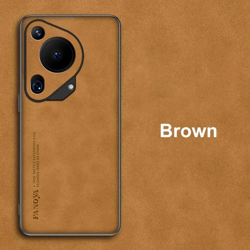 For Huawei Pura 70 Ultra Case Luxury PU Leather Phone Case For Huawei Pura 70 Pro Plus Cover Silicone Shockproof Full Protection