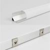 0.5m V-Shape LED Aluminum Profile Cabinet Corner Mounted 90 Degree Glow Hard Bar Lamp Channel Milky/Black Cover Strip Lights