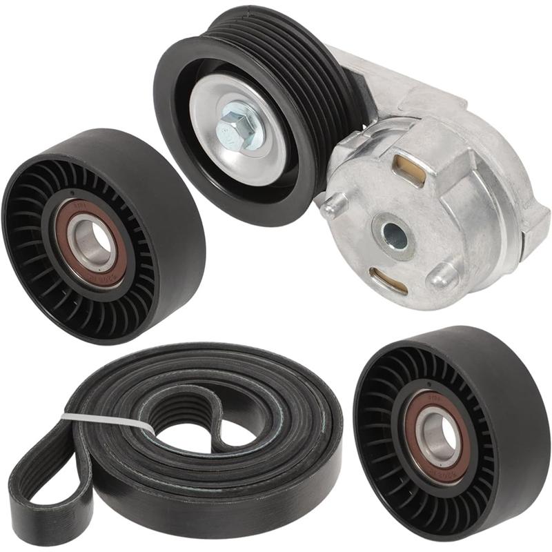 For Dodge Ram 1500 2500 3500 2003-2008 38382 Drive Belt Tensioner Pulley Assembly Kit 53032130AA 53032130AC 38058