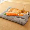 Durable Plush Carrot Dog Chew Toy with Squeaker Sound Interactive Vegetable Pet Toys Small Medium Large for Dogs Accessories