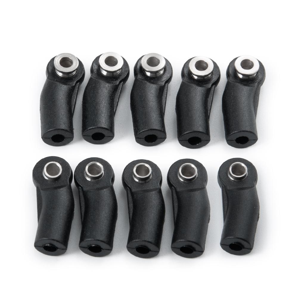 AXSPEED 10 Pezzi M4 Boccole di Collegamento in Plastica Testa Sferica Giunto Filettatura Oraria per TRX-4 Axial SCX10 Wraith 1/10 Auto RC Parti di Aggiornamento