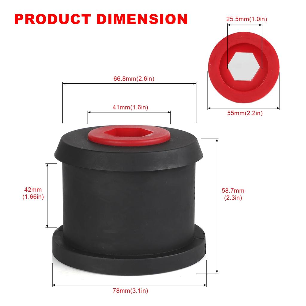2pcs Car Front Wishbone Rear Bush For Mini For Cooper R50 R52 R53 R55 R56 R57 R58 R59 Suspension Bushing Auto Accessories