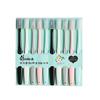 Adults Toothbrushes Soft Brush Hair Multi Colors Toothbrush Set with Cover for Dental Care 10pcs