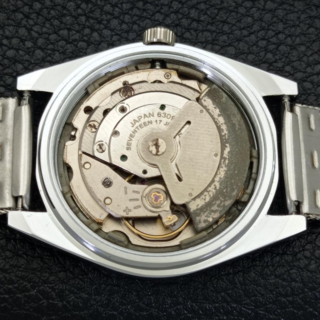 REFURBISHED SEIKO 5 AUTOMATIC MENS WATCH JAPAN MADE GREEN DIAL CUSTOM A440069-2 QV90-a440069