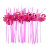 50 to 150pcs/lot Paper Straws For Flamingo Pineapple Drinking Straws Cupcake Hawaiian Decoration Supplies Paper Drinking Straws