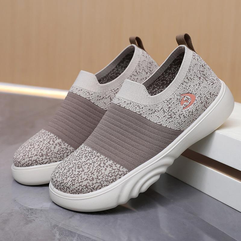 

Обувь женская летняя сетчатая обувь модная универсальная повседневная женская обувь для ленивых удобная мягкая подошва дышащая женская обувь 41 темно-коричневого