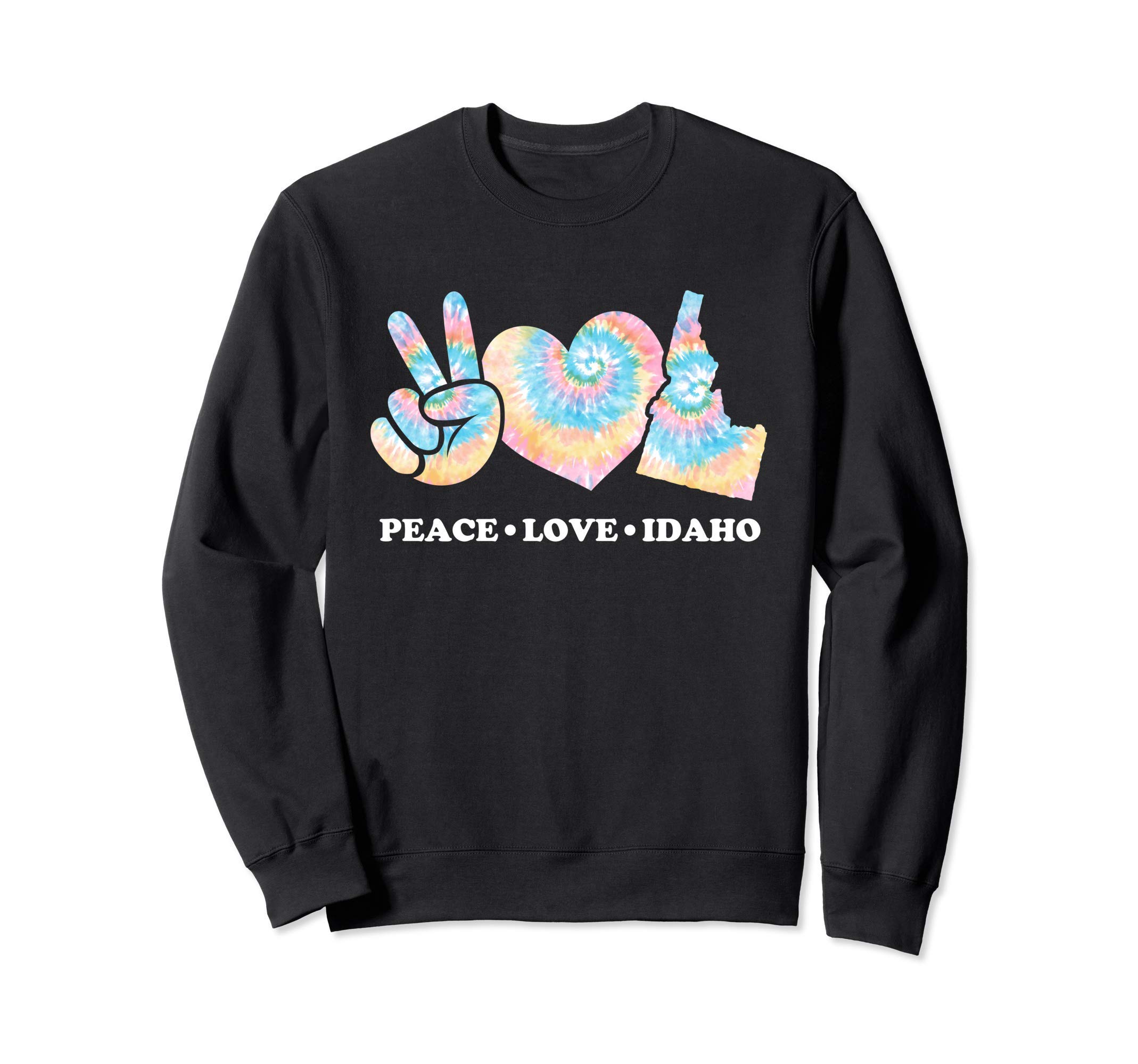 

Толстовка Peace Love Idaho чёрный