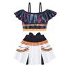 Set costume da bagno casual alla moda per bambini