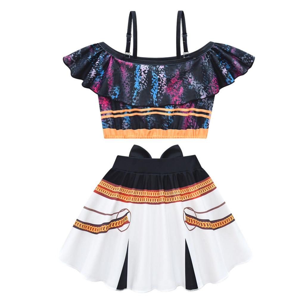 Set costume da bagno casual alla moda per bambini