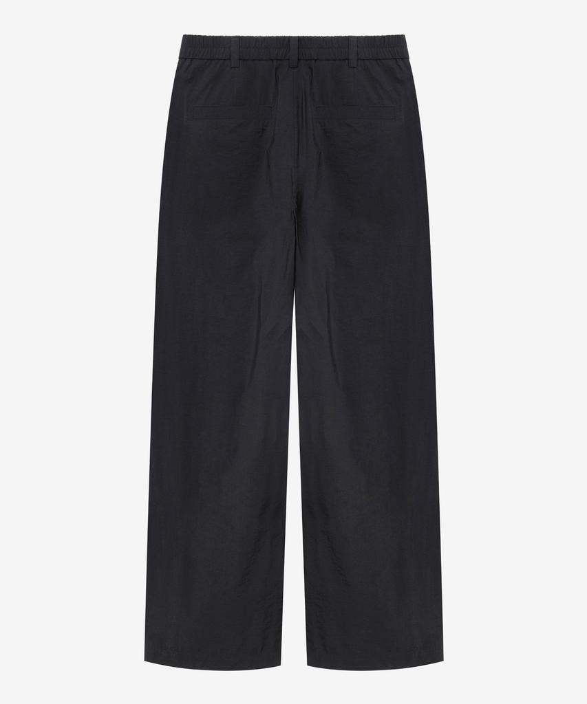 MINDBRIDGE [Couture] Wide Single-Pleat Full Elastic Waist Pants - 2 Colors