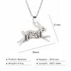 Cazador Animal Pendant Necklaces for Women Men Fox Rabbit Bird Fish Polar Bear Nature Stainless Steel Jewelry 2026 Birthday Gift
