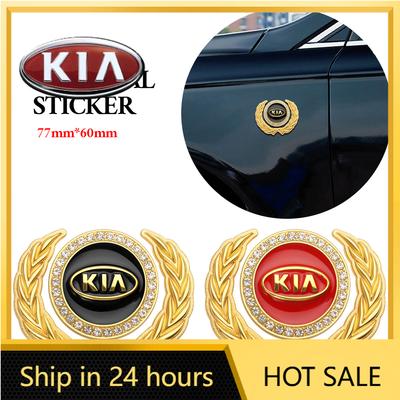 2026 Hot Car Sticker 3D Metal Car Motorcycle Decal Stickers Emblem Badge For Kia Rio Picanto Sportage Niro Morning Ceed ProCeed 