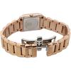 Citizen Eco-Drive SQUARE Collection Women's Watch 30mm Sapphire Glass White Mother of Pearl Rose Gold