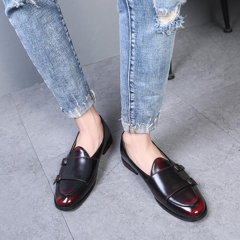 2025 New Luxury Brand Leather Shoes for Men Stylish Male Slip-On Business Shoes Mens Slip On Loafers Classic Men's Wedding Shoes