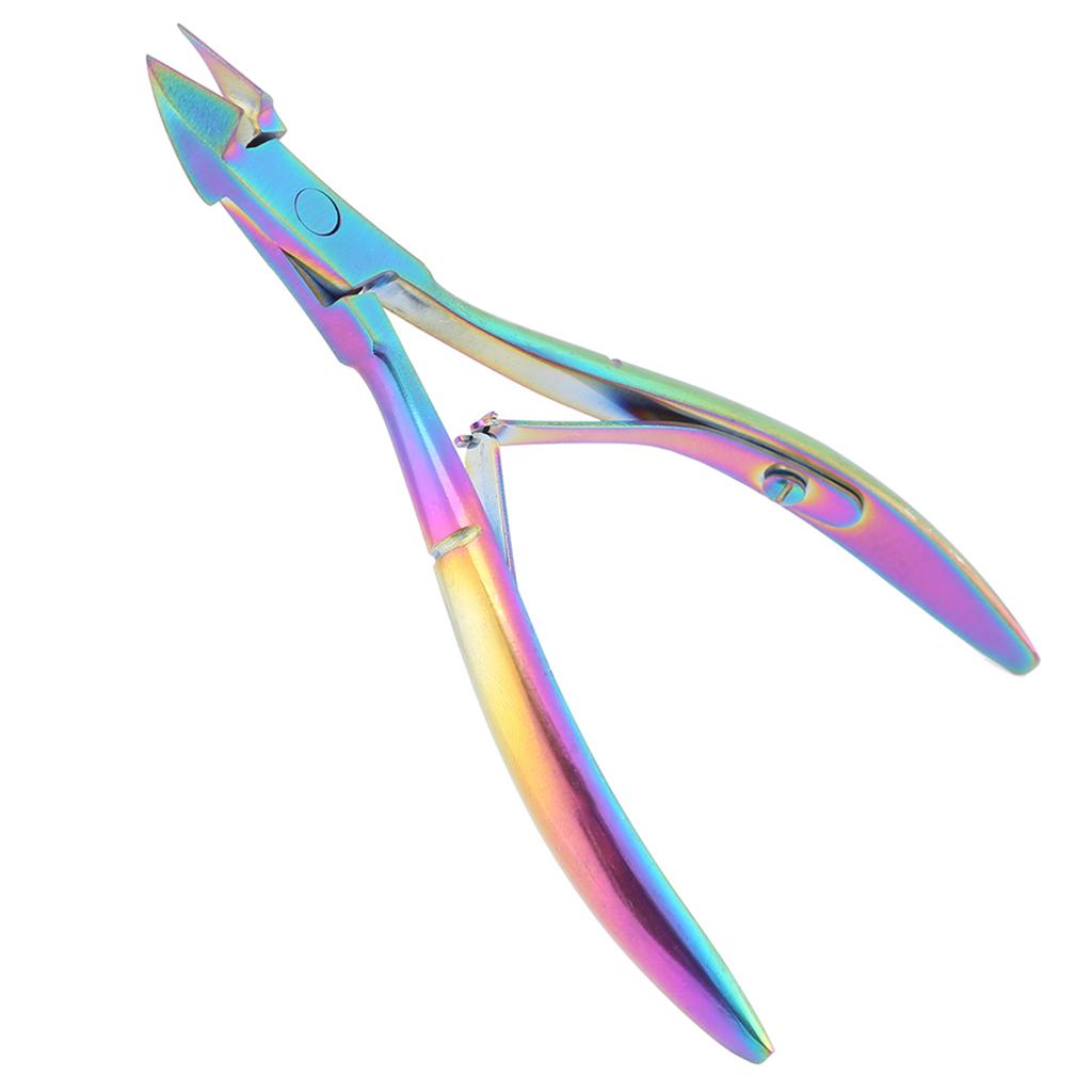 Stainless Steel Cuticle Nipper Coloful Nail&Toenail Dead Skin Cutter Nail Art Pedicure Tool