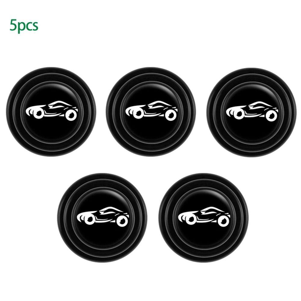 5pcs/set Luminous Car Door Sound Insulation Pad Silicone Car Door Silicone Anti Shock Pad Universal