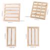 1pc, Ring Earrings Wooden Display Tray Jewelry 100 Ring Earrings Tray Display Tray Counter Storage, Size: Diameter: 5.9in