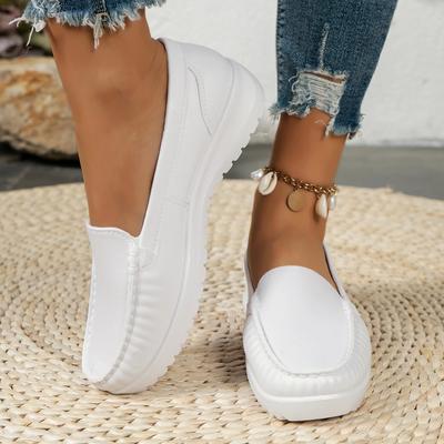 Jesienne buty pielęgniarskie Wygodne Miękka podeszwa Oddychające Płaskie buty Antypoślizgowy Płaski obcas Gruba podeszwa Okrągły nosek Niski obcas Buty damskie