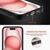 For iPhone 17 Case Carbon Fiber Texture PU Leather + PC + TPU Phone Cover
