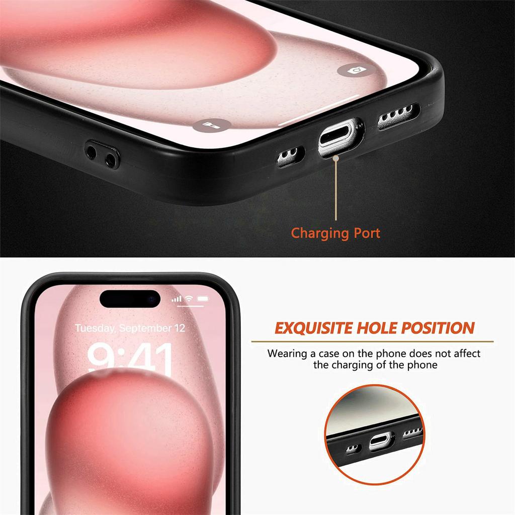 For iPhone 17 Case Carbon Fiber Texture PU Leather + PC + TPU Phone Cover