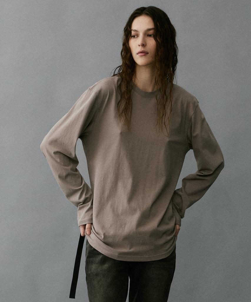 HYII Back Strap Long Sleeve T-Shirt [Gray]