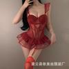 Man Wants Erotic Underwear, Sexy Mesh Chest Pad, Pajamas, Steel Ring Vest, Free-to-take Tutu Skirt, Uniform Suit 9183