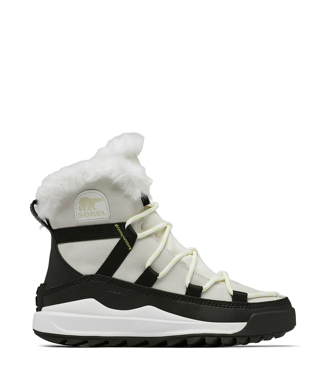 

Водонепроницаемые ботинки Sorel Out and About Remix Gracie, женские, размер 23.0 см, морская соль, черный, NL5050