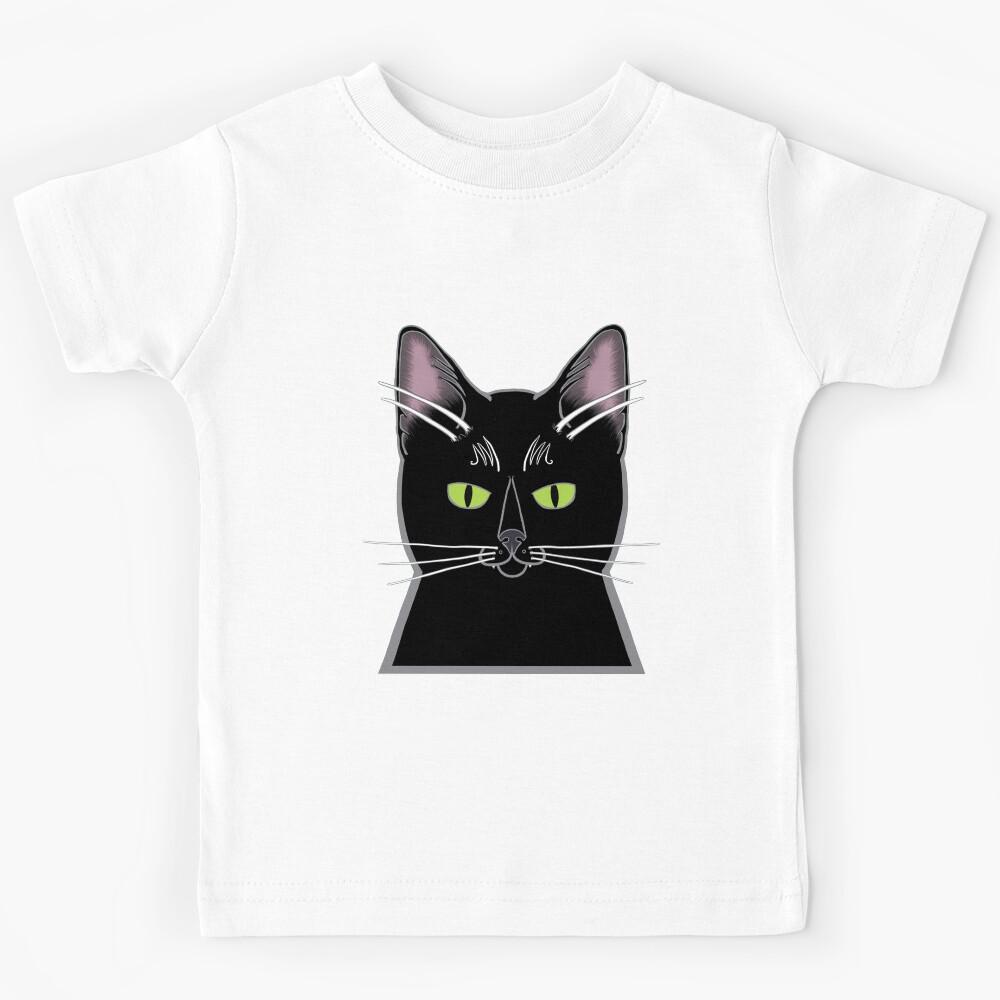 Black Cat Kids T-Shirt 150