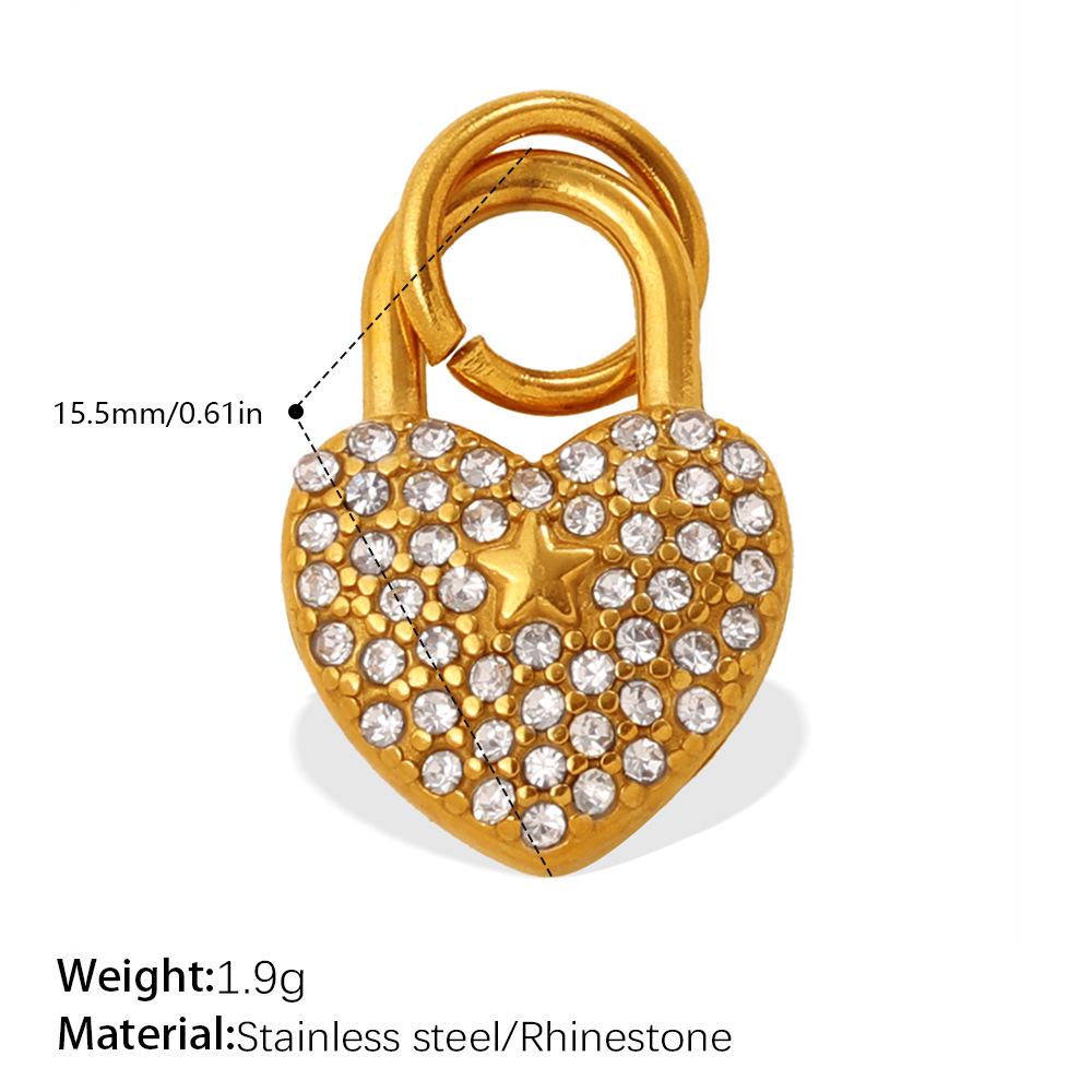 Luxurious Rhinestone Lock Pendant for Women – Unique and Versatile Jewelry Accessory