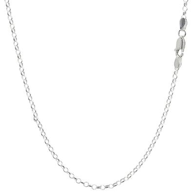 Chaîne Roulée SV Largeur 50cm Collier, Argent, 925, 2.3mm,