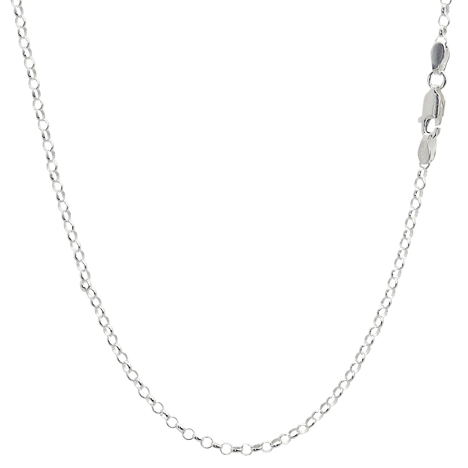 

Ролловая цепочка SV Ширина 50 см [Sears] Ожерелье, Серебро, 925, 2,3 мм,