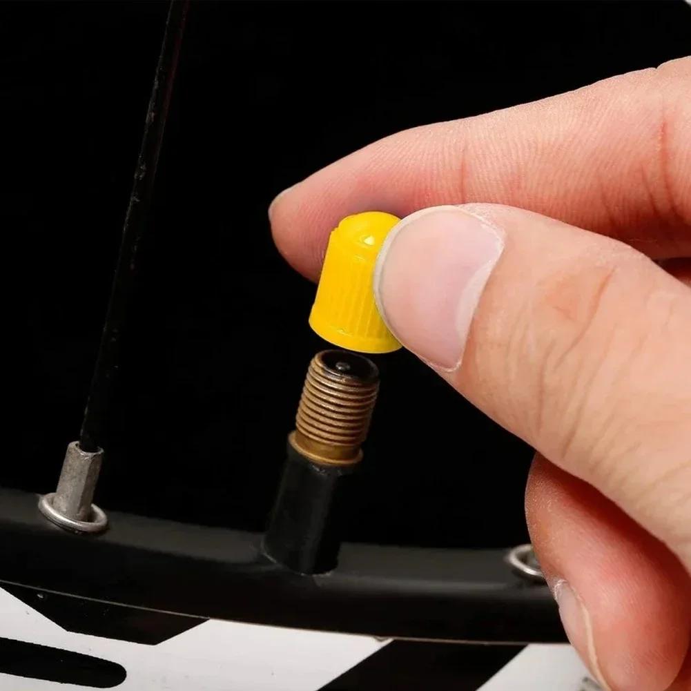 10-40PCS Car Tire Valve Plastic Bike Tyre Valve Caps O Rubber Ring Covers Dome Shape Dust Valve for Auto Motorcycle Cap Decor