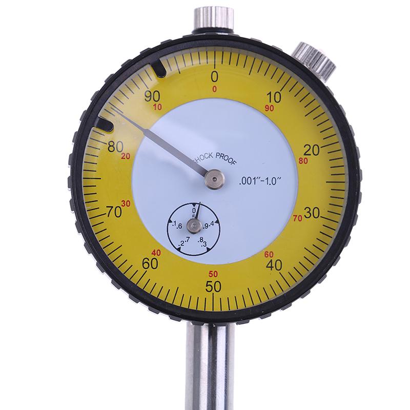 1" Dial Test Indicator Travel Lug Lever Gauge Scale Meter 0.001" Graduation
